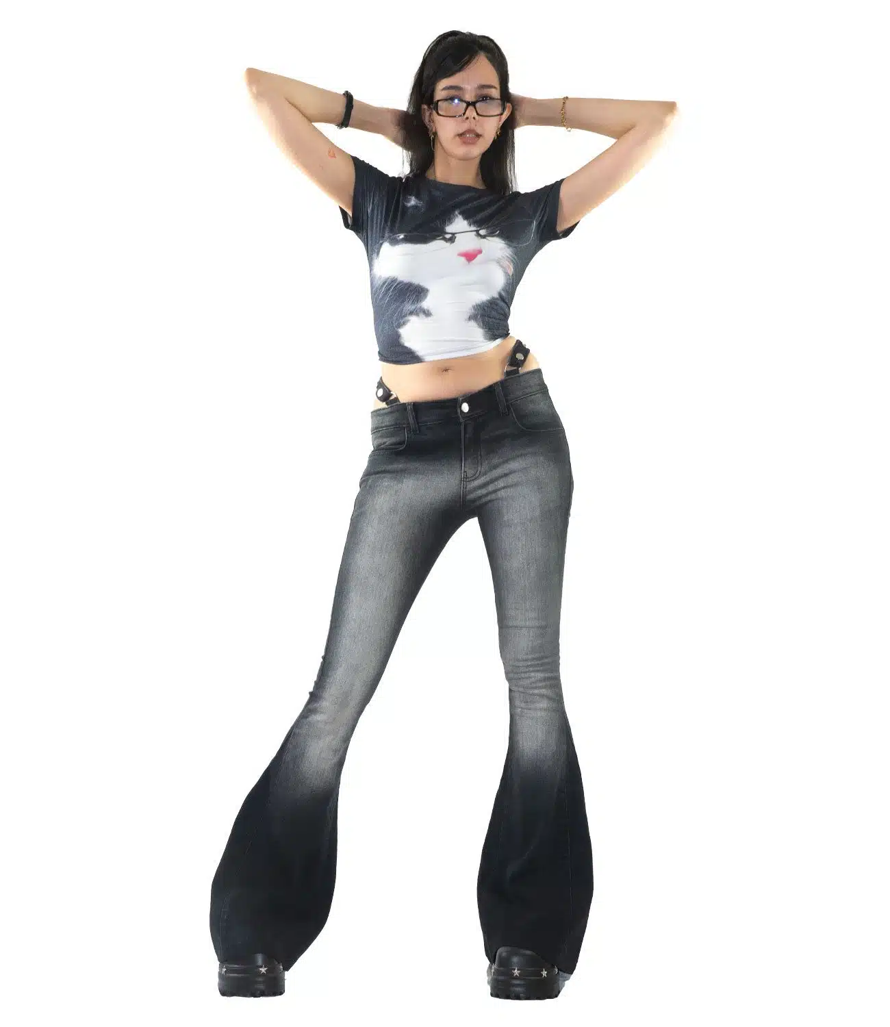BLACK DENIM ROCKSTAR